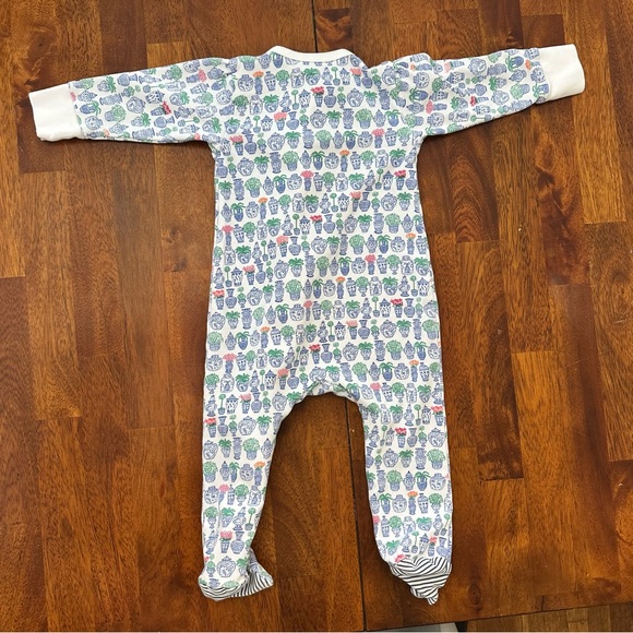 Joy Street Chinoiserie Baby Footie Double-Zipper - Picture 2 of 3
